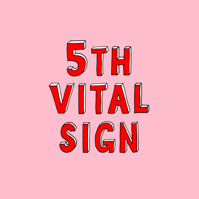 Women's health infographic explaining the menstrual cycle as the fifth vital sign and an indicator of hormone balance and overall health.