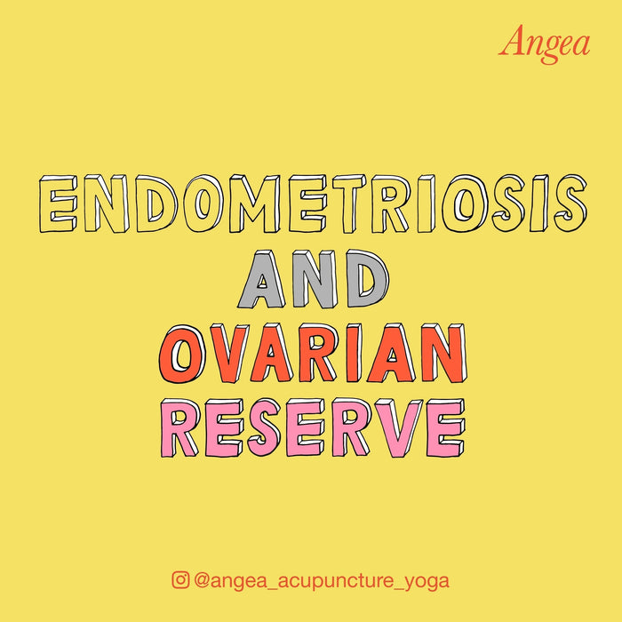 Infographic explaining how endometriosis can affect ovarian reserve, egg quality, fertility, and overall reproductive health.