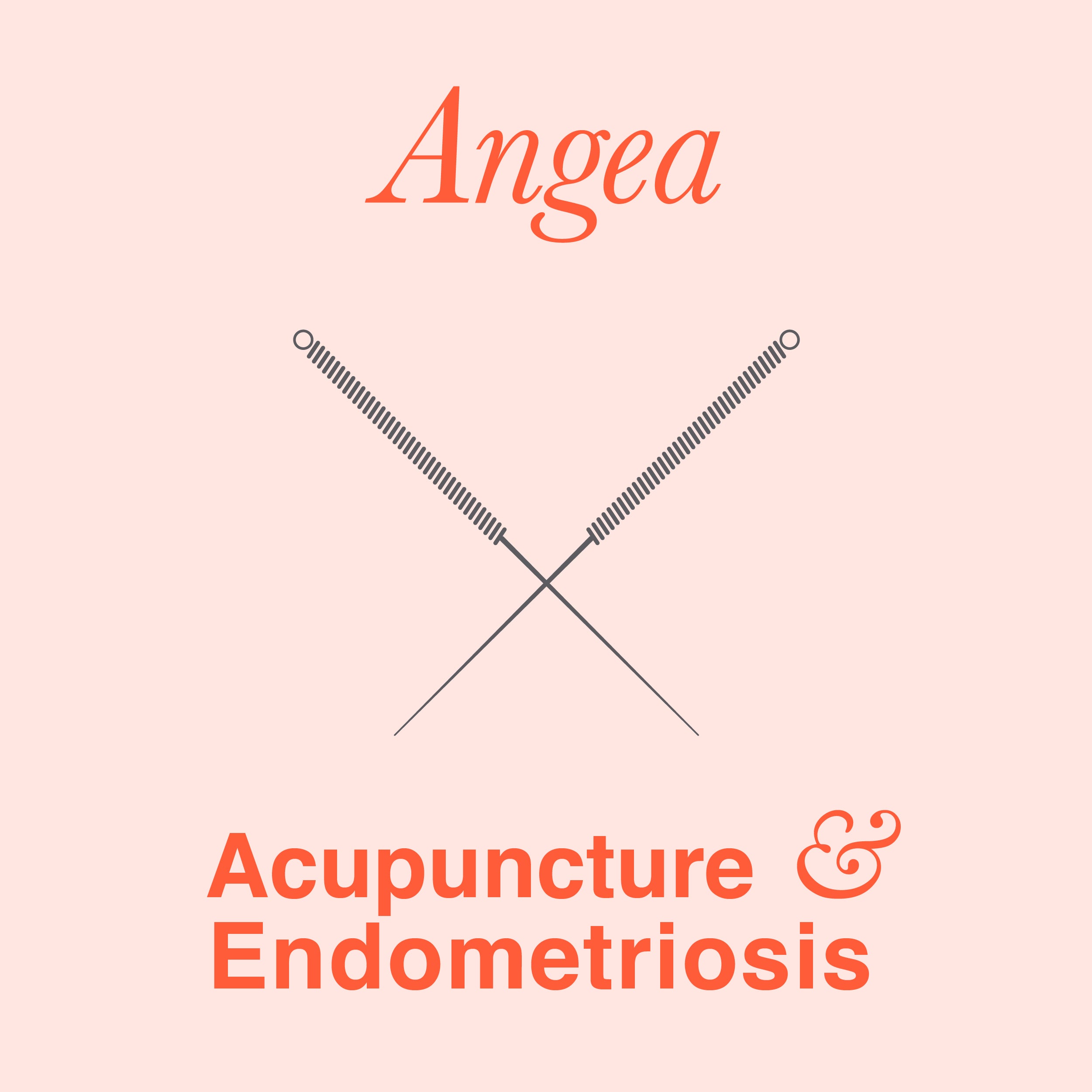 Acupuncture and Endometriosis illustration with acupuncture needles, representing acupuncture as a natural treatment for endometriosis pain relief.