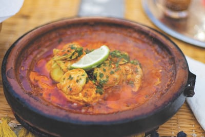 Healthy ginger turmeric fish curry recipe featuring anti-inflammatory ingredients to support hormone balance and women's wellness.